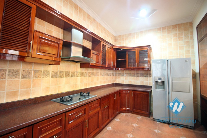 House with large garden for rent in Ciputra C area, Tay Ho, Hanoi